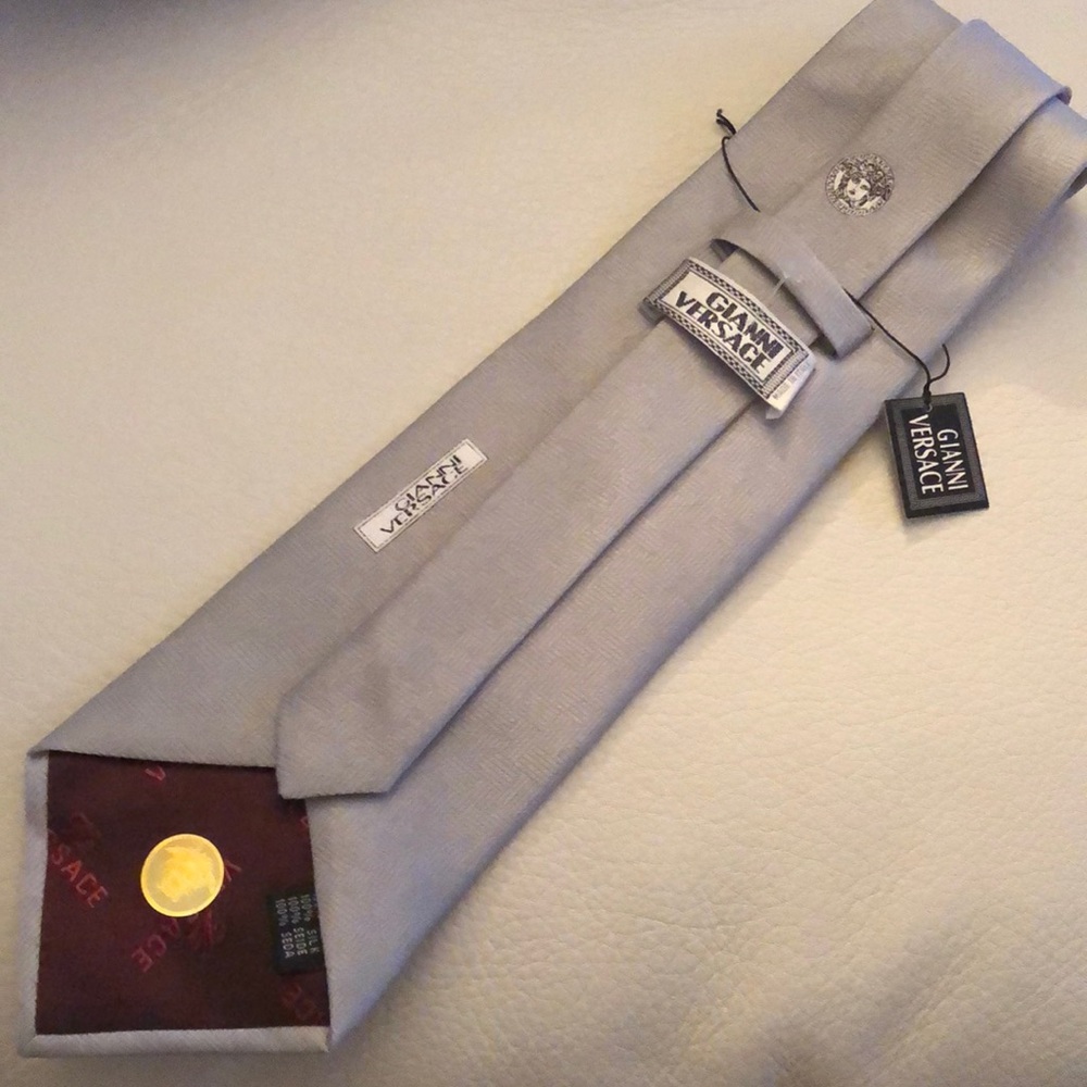 Versace Gray Tie